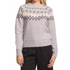 NEW PINK MARTINI haverford sweater in grey